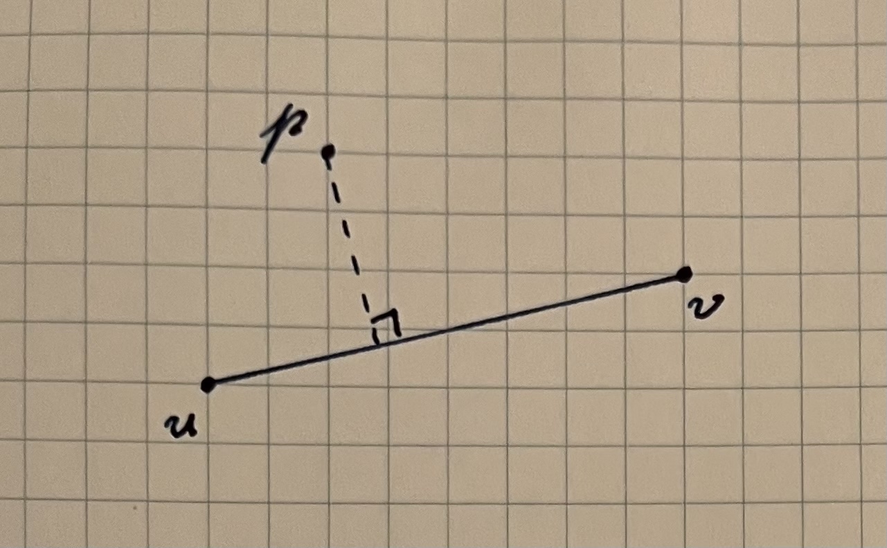 point-segment distance drawing